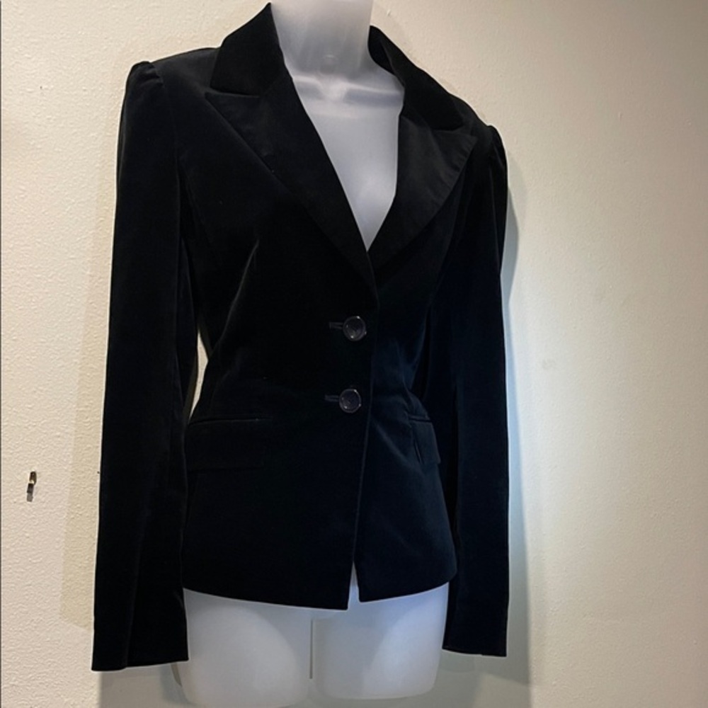 Halogen Black Velvet Women's Blazer M
